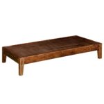 RASWOOD Sheesham Wood Single Bed Without Headboard – Walnut Finish - Image 4