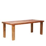 RASWOOD Sheesham Wood 8 Seater Dining Table – Natural Brown Finish - Image 4