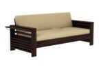 RASWOOD Sheesham Wood 3 Seater Sofa with Storage – Walnut Finish - Image 2