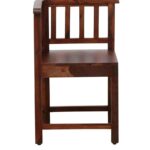 RASWOOD Sheesham Wood 4 Seater Dining Table – Honey Oak Finish - Image 7
