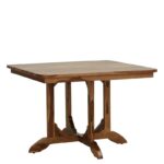 RASWOOD Sheesham Wood 4 Seater Dining Table – Rustic Teak Finish - Image 9