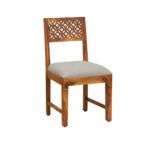 RASWOOD Sheesham Wood Dining Chairs Set of 4 – Natural Finish - Image 5