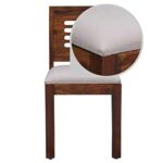 RASWOOD Sheesham Wood Dining Chairs Set of 2 – Natural Finish - Image 5