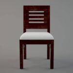 RASWOOD Sheesham Wood 4 Seater Dining Table – Mahogany Finish - Image 6