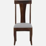 Heritage Solid Sheesham Wood 4 Seater Dining Table Set with Cushioned Chairs - Image 8