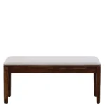 Aelmora Solid Sheesham Wood Dining Table Set for 6 with Bench in Classic Finish - Image 5