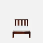 Uivora Wooden Single Bed with Elegant Look in Natural Grain Finish for Home Interiors - Image 4