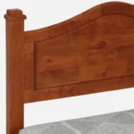 Wexora Solid Sheesham Wood Single Bed with Strong Base in Natural Finish for Home - Image 4