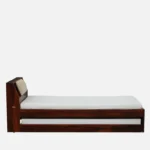 Weto Single Bed in Wenge Finish with Box Storage - Image 5