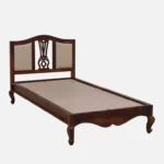 Trivona Solid Wood Single Bed with Natural Grain Texture - Image 6