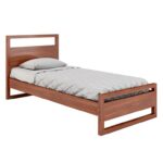 Ava Sheesham Wood Single Bed In Provincial Teak Finish - Image 6