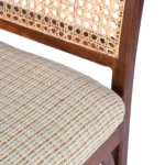 Kosmo Teak Wood Dining Chair In NaturalFinish (SET OF 2) - Image 6