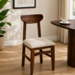 Anya Sheesham Wood Dining Chair In Scratch Resistant Provincial Teak Finish (SET OF 2)