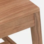 Zehan Acacia Wood Dining Chair in Natural Finish(SET OF 2) - Image 8