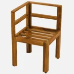 Oeltrona Sheesham Wood Dining Table Set in Warm Natural Tone with Smooth Finish - Image 11