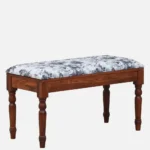 Woodsworth Orion 4 Seater Dining Table in Natural Wood Finish - Image 4