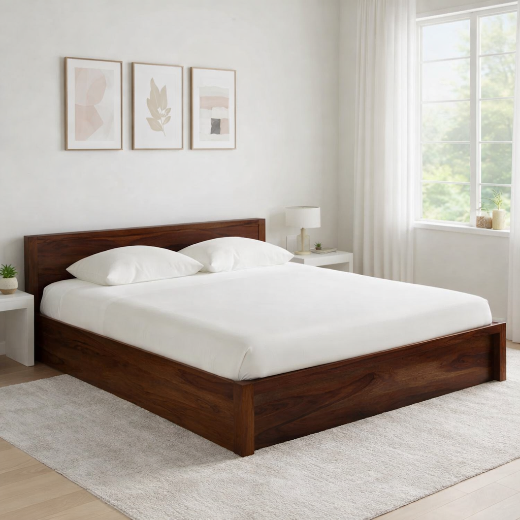 Takvera-Sheesham-Wood-Storage-Bed-in-Warm-Natural-Tone-classic-wood-1.webp Takvera Sheesham Wood Storage Bed in Warm Natural Tone - Image 1