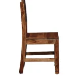 Nain Sheesham Wood Dining Chair In Rustic teak Finish (Set Of 2) - Image 7