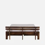 Yaturyx Sheesham Wood Storage Bed in Raw Natural Finish - Image 3