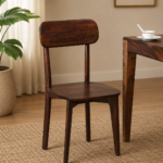 Nain Sheesham Wood Dining Chairs In Provincial Teak Finish (SET OF 2)