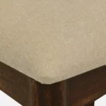 Nain Sheesham Wood Cushioned Dining Chair With Brass Inlay In Provincial Teak Finish (SET OF 2) - Image 8