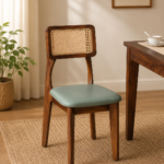 Nain Sheesham Wood Dining Chairs In Scratch Resistant Provincial Teak Finish (SET OF 2)
