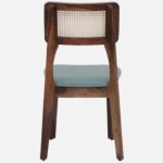 Nain Sheesham Wood Dining Chairs In Scratch Resistant Provincial Teak Finish (SET OF 2) - Image 4