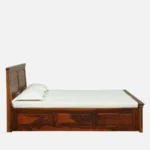 Wokyo Modern King Size Bed with Underbed Storage and Premium Wooden Finish - Image 8