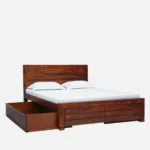 Derlin Premium Engineered Wood Bed with Spacious Storage Compartments - Image 5