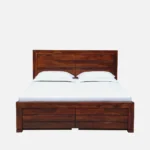 Derlin Premium Engineered Wood Bed with Spacious Storage Compartments - Image 7