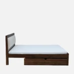 Fspen Contemporary Queen Size Storage Bed with Premium Cushion Headboard - Image 2
