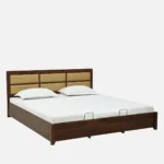 Beltrix Modern Wooden Bed with Spacious Storage Area - Image 2