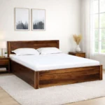 coodelle Contemporary Bed with Spacious Storage Compartments