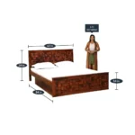 Suxeva Designer Bed with Premium Storage Solution - Image 2