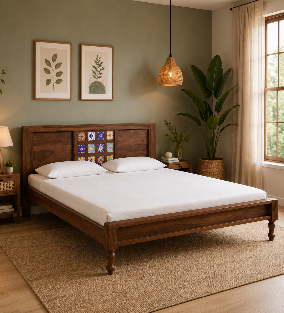 Rlsovia-Natural-Finish-Solid-Wood-Bed-with-Sophisticated-Modern-Look-classic-wood-1.webp Rlsovia Natural Finish Solid Wood Bed with Sophisticated Modern Look - Image 1