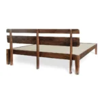 Hruvessa Modern Solid Wood King Bed with Premium Natural Texture - Image 7