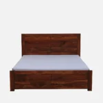 Molvanta Handcrafted Sheesham Wood Bed for Stylish Living Spaces - Image 6