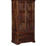 Rdorn India Aspen Wooden Finish Wardrobe with Mirror - Image 4
