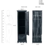 JasaCraft Rustic Oak Bedroom Wardrobe with Drawers - Image 7