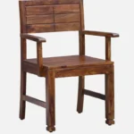 Cambrey Solid Sheesham Wood Chair in Walnut Finish - Image 5
