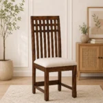Darson Sheesham Wood Chair in Teak Finish (SET OF 2) - Image 3