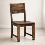 Ualencia Sheesham Wood Dining Chair with Cushion Seat Set Of 2