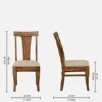 Frion Premium Sheesham Wood Seating Chair - Image 4
