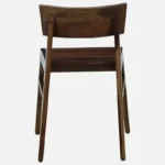 Kerona Sheesham Wood Chair in Rustic Brown Finish - Image 4