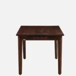 Uildwood Rustic Reclaimed Wood 6 Seater Farmhouse Dining Table in Distressed Brown - Image 6