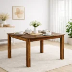 MeritageNest Natural Wood Dining Table