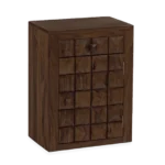 Velric Solid Sheesham Bedside Table - Image 2