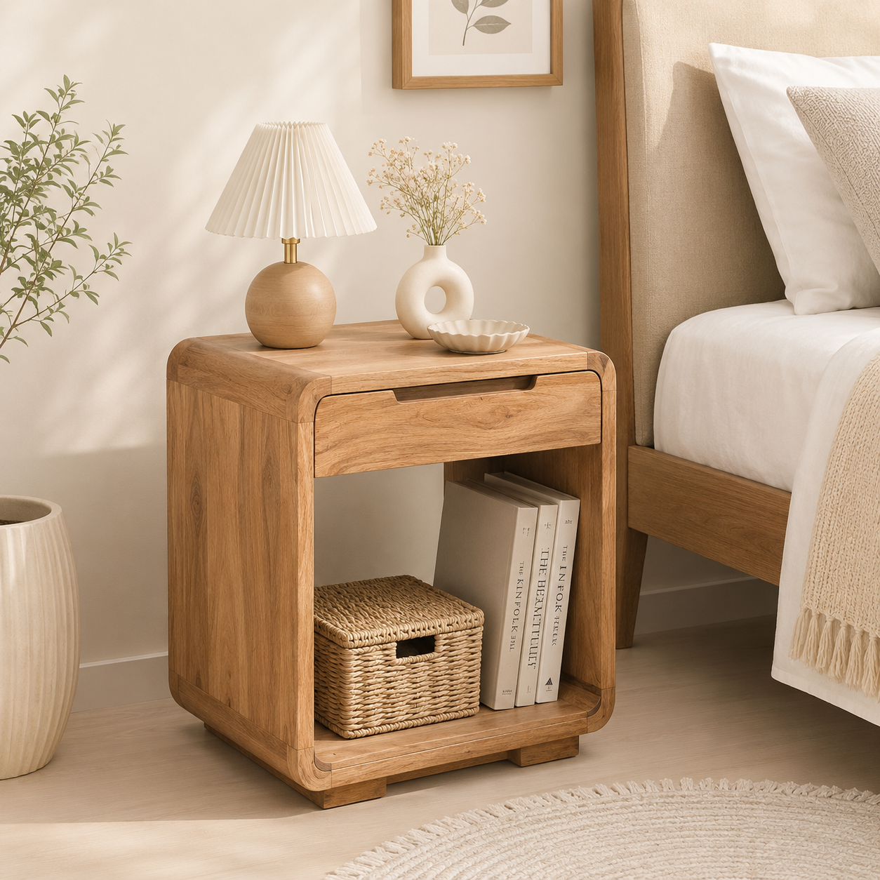 Felix-Natural-Finish-Bedside-Cabinet-classic-wood-1.webp Felix Natural Finish Bedside Cabinet - Image 1