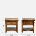 Cravona Solid Wood Side Table - Image 8