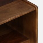 Harlo Acacia Wood Bedside Table in Rustic Natural Finish - Image 2